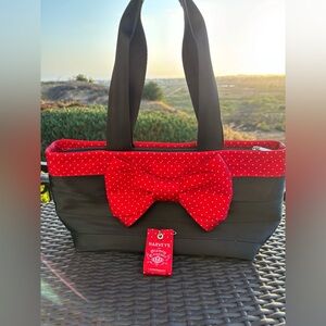 Harveys x Disney Couture Minnie Mouse Bow Tote VEUC